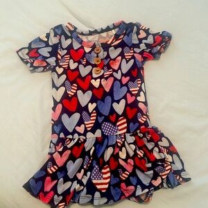 Posh Peanut Stars and Stripes onesie
